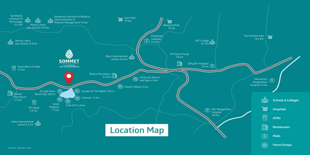 Sommet Lake View Residences Pune-Sommet Lake View Residences Pune map.jpg